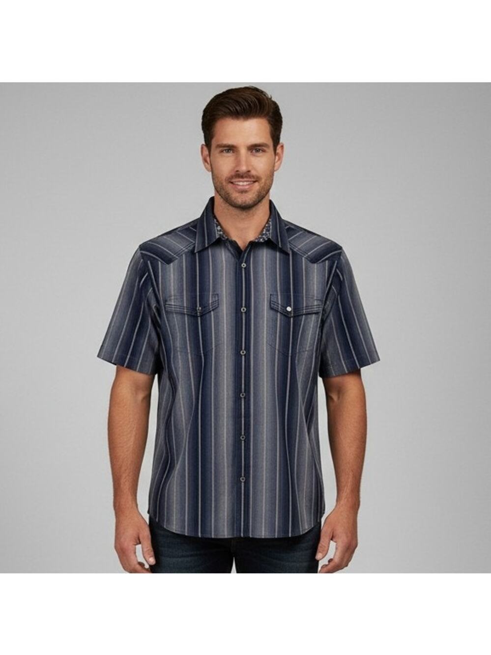 Moon Shine Spirit By Brad Paisley Men’s Size L Slim Button Down Cotton Shirt
